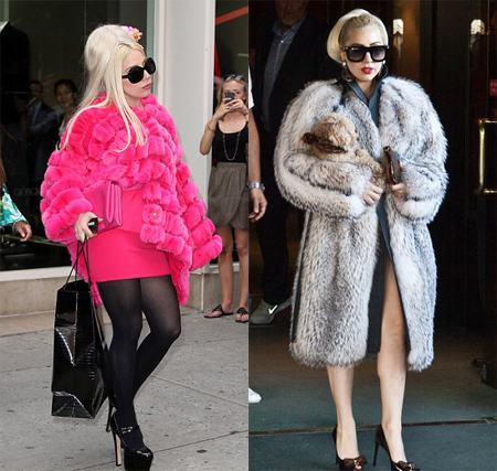 Lady Gaga nu este impotriva hainelor de blana naturala