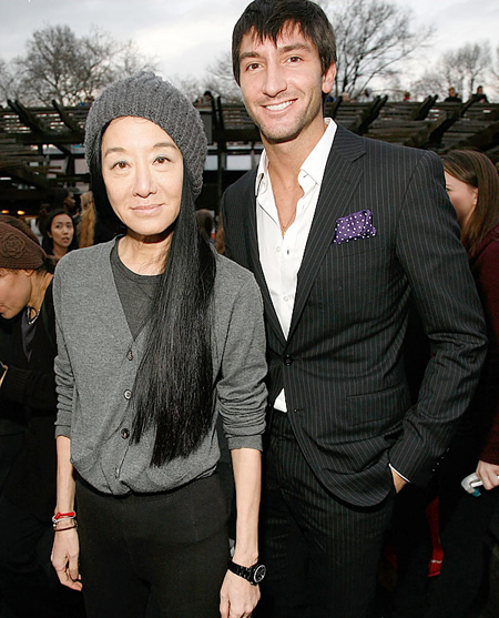 Vera Wang se intalneste cu campionul olimpic Evan Lysacek?