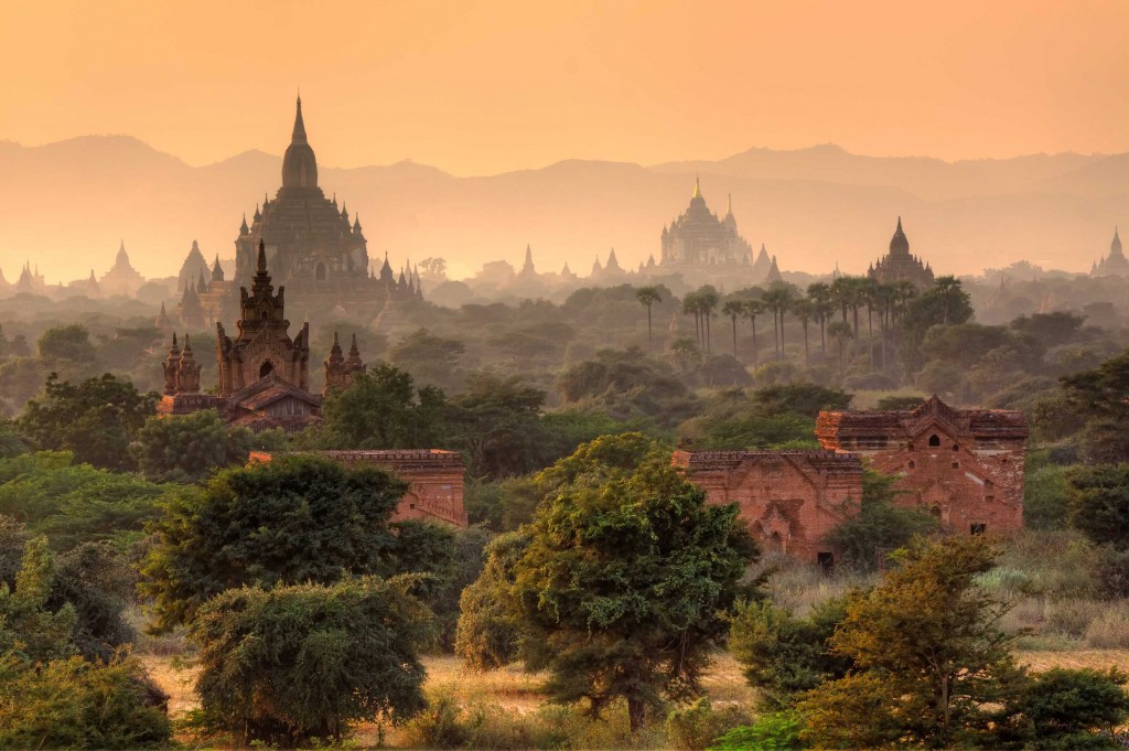 Myanmar, taramul templelor