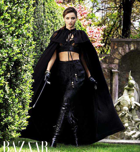 Mirranda Kerr, fabuloasa in Harper`s Bazaar