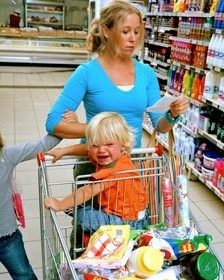 La cumparaturi cu copiii